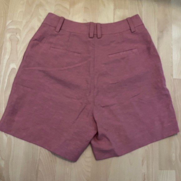 Frank and Oak shorts pink tencel size 8 - Picture 3 of 5